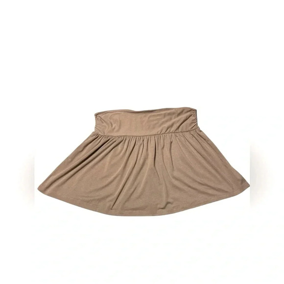 Old Navy Tan Short Flowy Skirt - Size Large - Picture 1 of 4